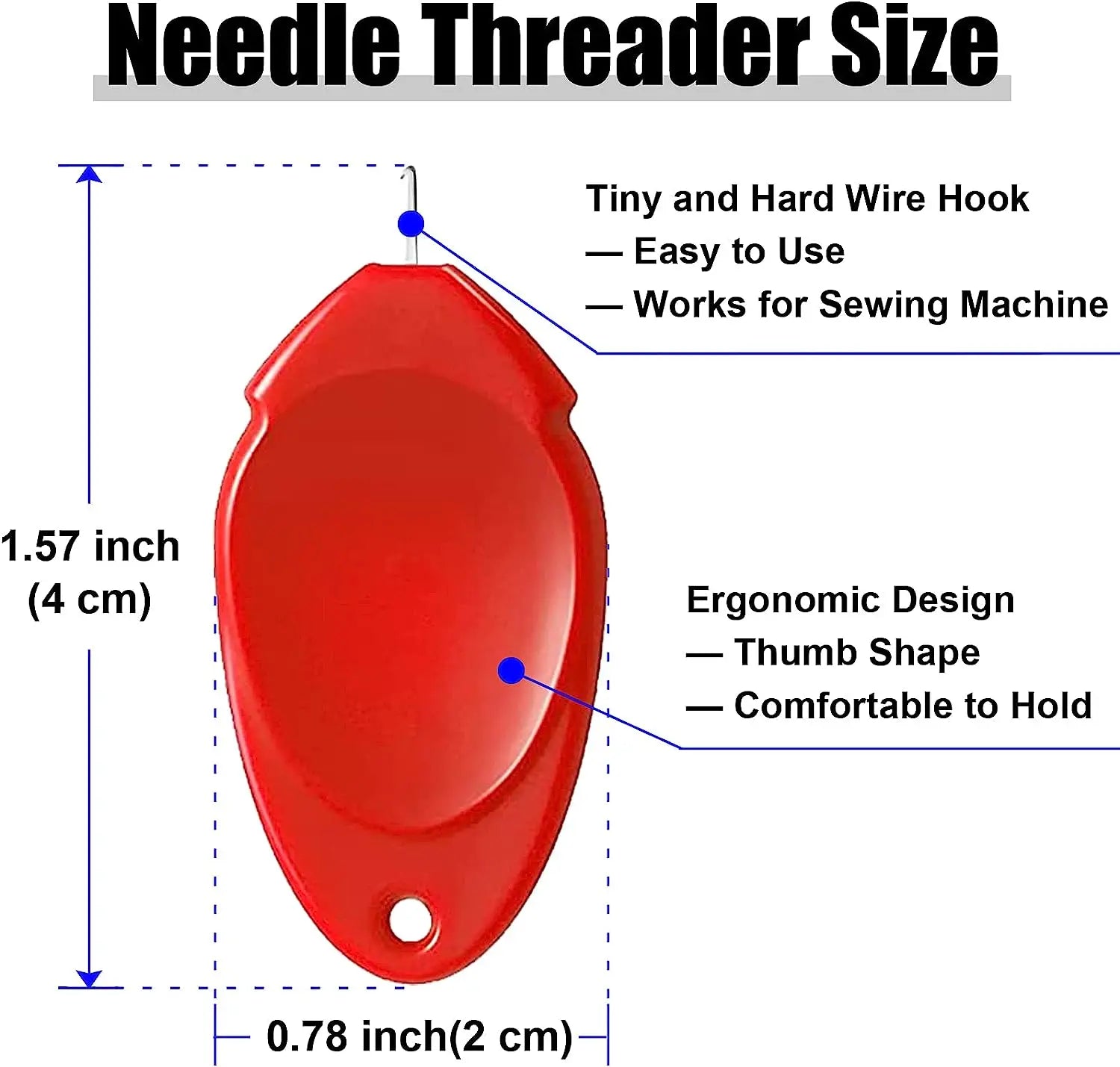 5/10Pcs Easy Automatic Needle Threader Elderly Guide Needlework Accessory DIY Home Ha alternate view