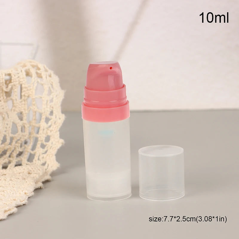 Vacuum Pump Bottles Dispenser Sub-Bottling Liquid Foundation Bottle Refillable Bottles close-up view