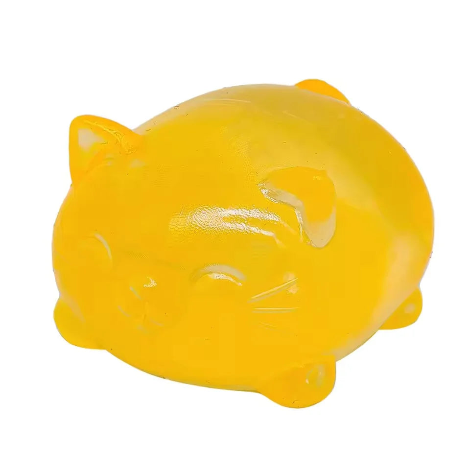 Mini Cute Cat Maltose Decompression Toy | Non Toxic Pressure Relief Tool for Adults a lifestyle view