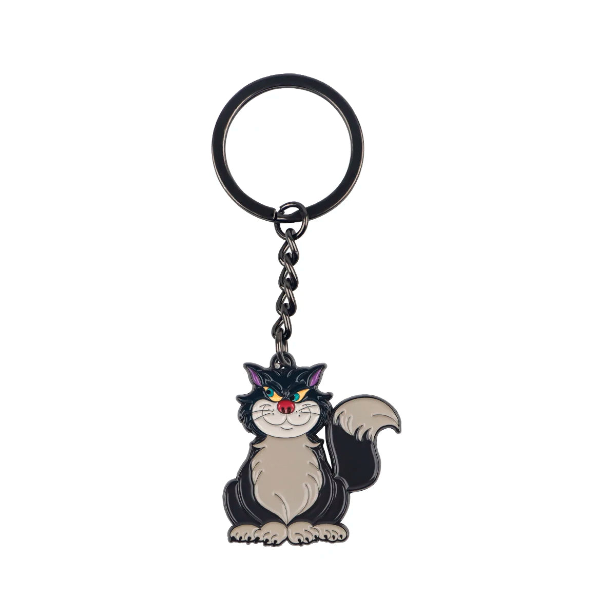 Vintage Motorcycle Keychain | Cartoon Metal Keyring for Backpack alternate view