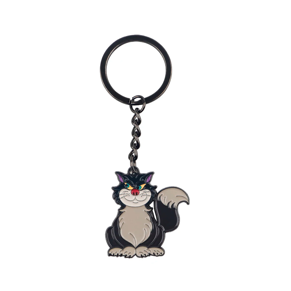 Vintage Motorcycle Keychain | Cartoon Metal Keyring for Backpack alternate view