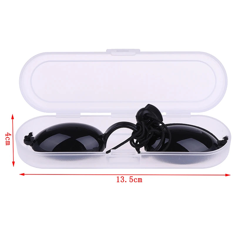 Adjustable Laser Safety Eyepatch Goggles | Full Shading Protective Eyewear for Tatt additional angle