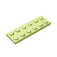 Plate 2 x 6 Building Block | Compatible Building Brick for DIY Creations lifestyle view