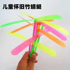 10/20pcs Novelty Plastic Bamboo Dragonfly Propeller Outdoor Classic Toy Kid Gift Rotatin detail view