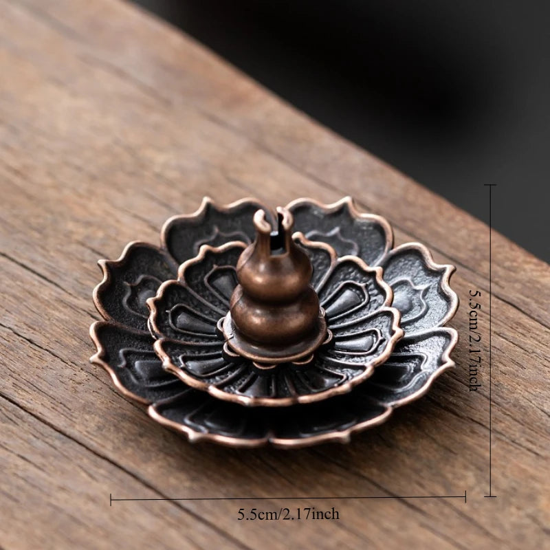 Creative Incense Holder Boat | Old Men Fishing Japanese Style Incense Stick Burner close-up view