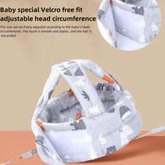Baby Anti-Fall Hat | Toddler Protective Head Cap with Cute Cartoon Design detail view