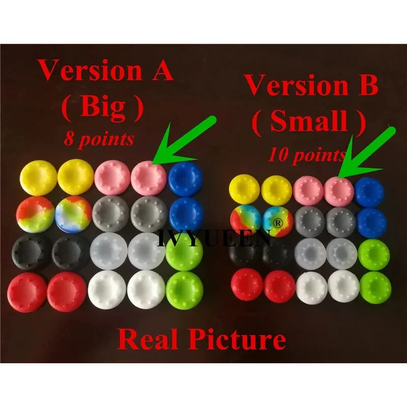 20 PCS Analog Thumb Stick Grip Cover for PS5 PS4 Xbox Controllers | Silicone Thumbs additional angle