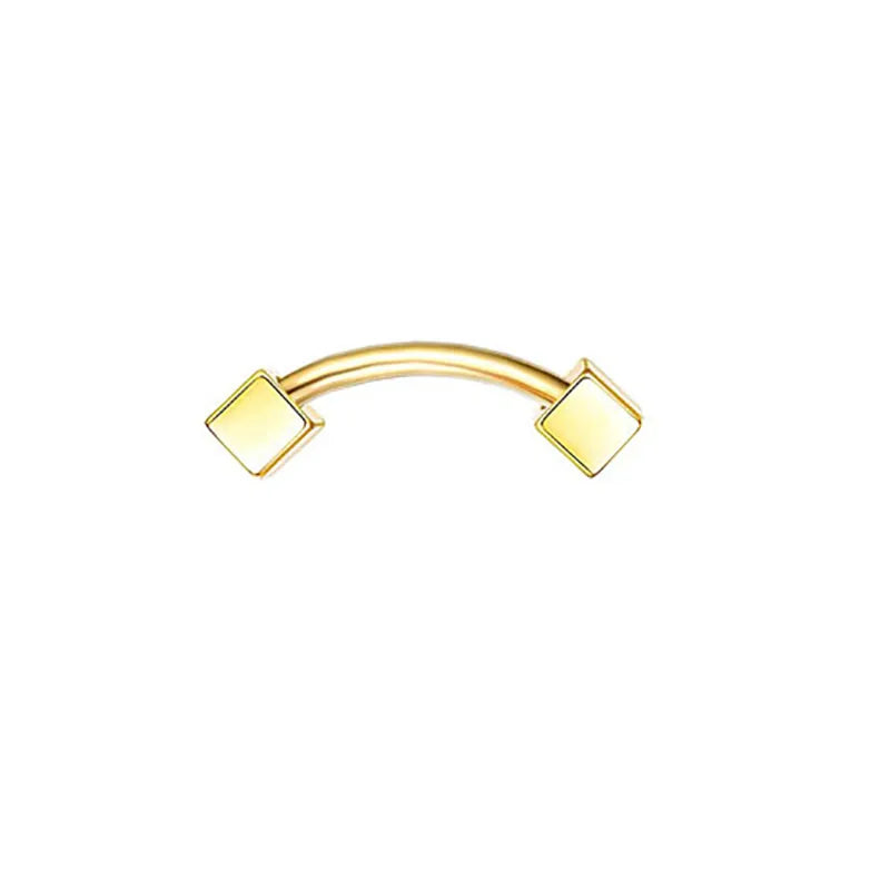 1/11Pcs 16G Eyebrow Rings for Women, Curved Barbell Belly Lip Rings Cartilage Daith E lifestyle view