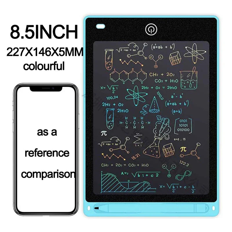 4.4/8.5 inch LCD Drawing Tablet For Children Toys Painting Tools Electronics Writin additional angle