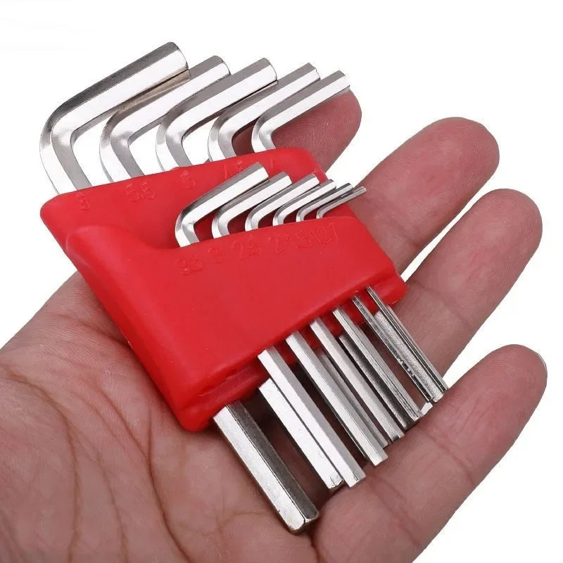 5/8/11 Pcs Metric Allen Wrench Set | Chrome Vanadium Steel Short Arm Hex Key Kit for Vehicle Repair