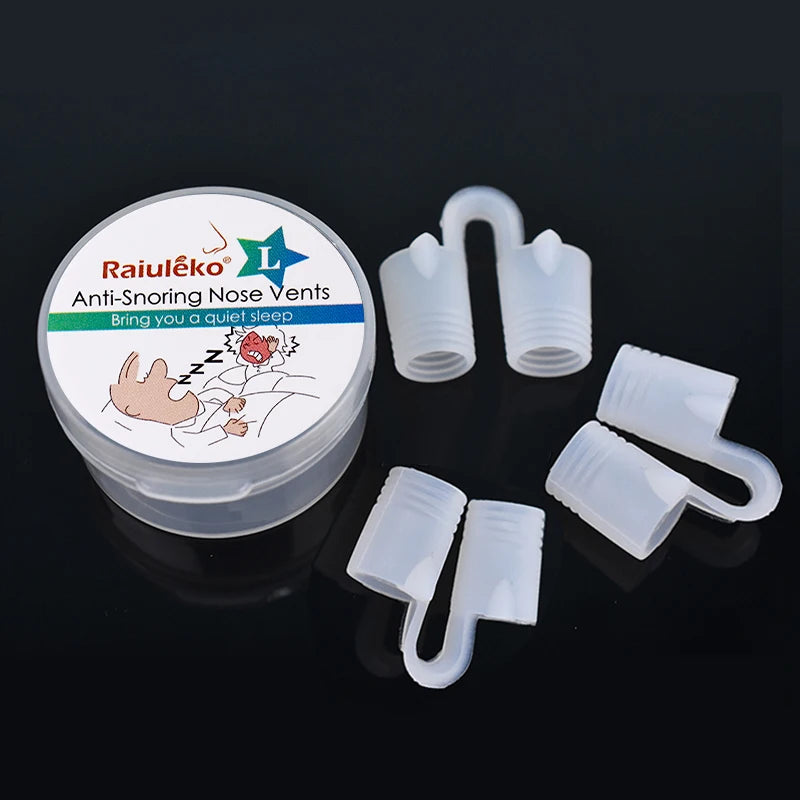 Anti Snoring Nasal Dilator | Nose Clip for Silent Sleep Aid lifestyle view
