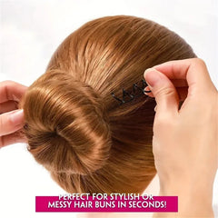10pcs/Pack Spiral Hair Pins Spin Pins Non-Scratch Round Tips, Twist Screw Hair Pin For Women Bun Hair Style Diy Black