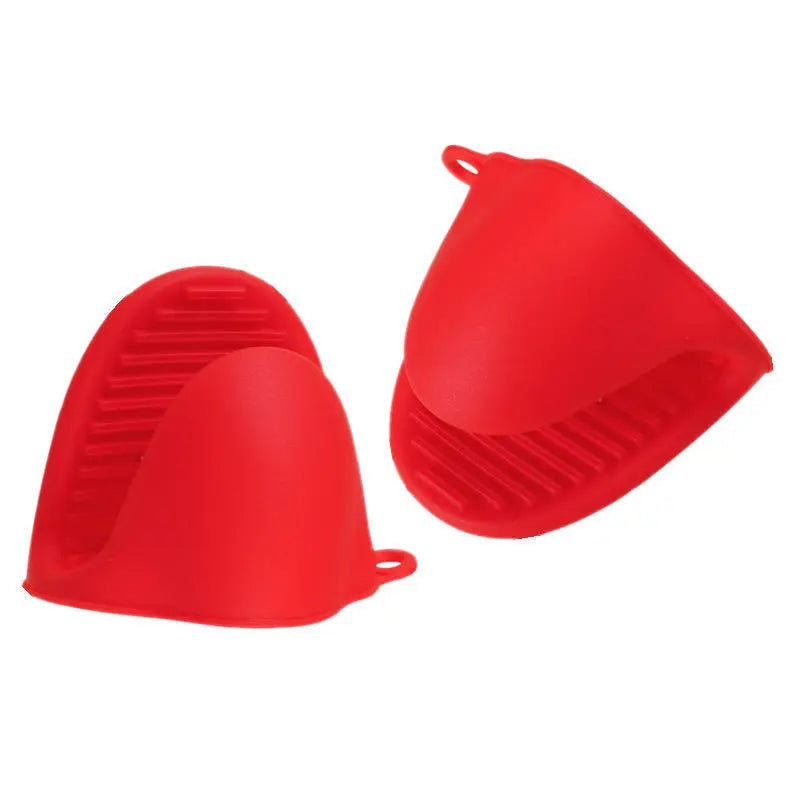 Silicone Heat Resistant Pinch Mitts | Anti Scalding Non Slip Oven Gloves for Cookin additional angle