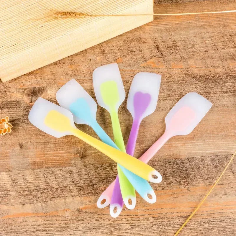 Translucent Silicone Spatula Set | Heat Resistant Kitchen Baking Scraper alternate view