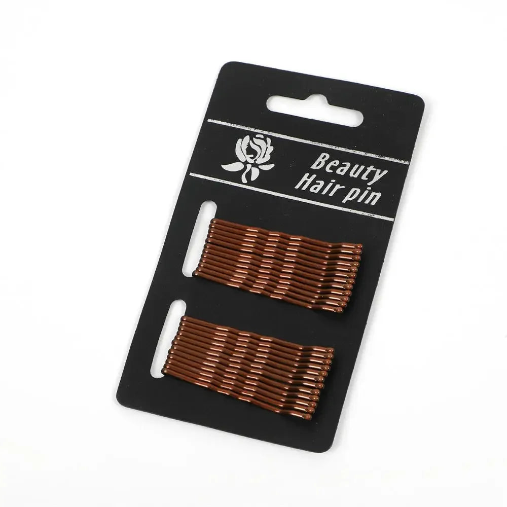 10pcs Hair Clips Gold Metal Hairpins Waved Curly Barrettes Bobby Pins For Women Girls lifestyle view