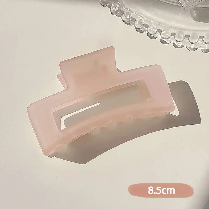 Hair Claw Clip for Women Plastic Transparent Large Crab 2023 alternate view