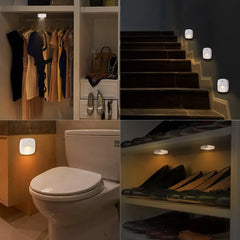 Smart Sensor LED Night Light for Kids and Bedrooms | Auto-On Plug-in Night Light close-up view