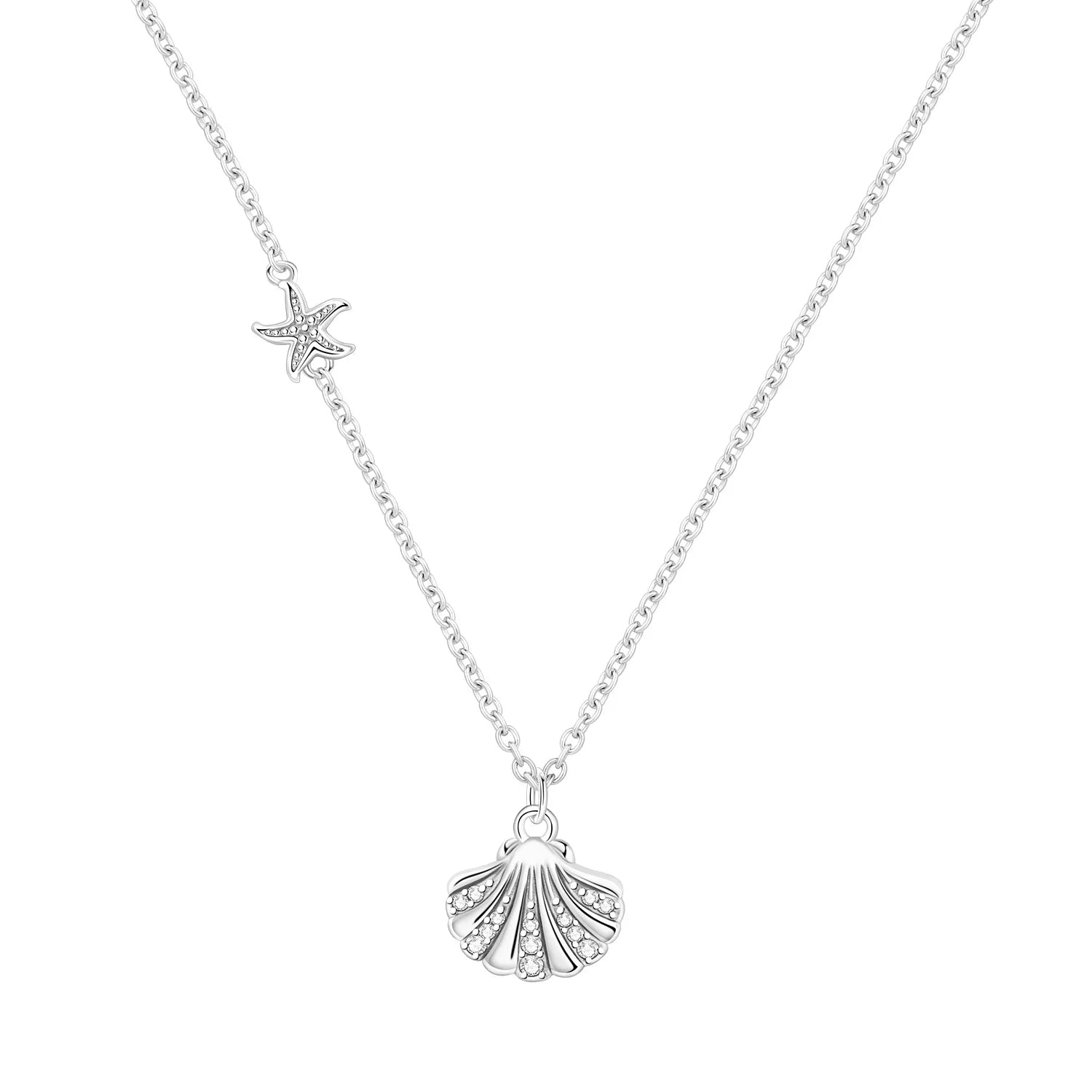 Romantic Pink Crown Heart Pendant Necklace Genuine 925 Sterling Silver Elegant Fine additional angle