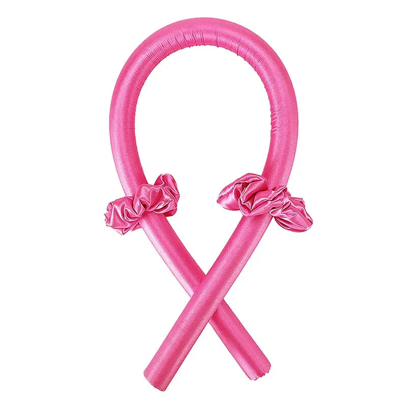 Heatless Curling Rod Headband No Heat Silk Curls Ribbon Hair Rollers Sleeping Soft He alternate view