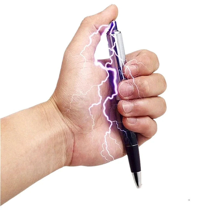 1Pc Shock Pen Electric Pen Toy Surprising Tricks Fool Friends Shocking Pen Halloween April Fools' Da
