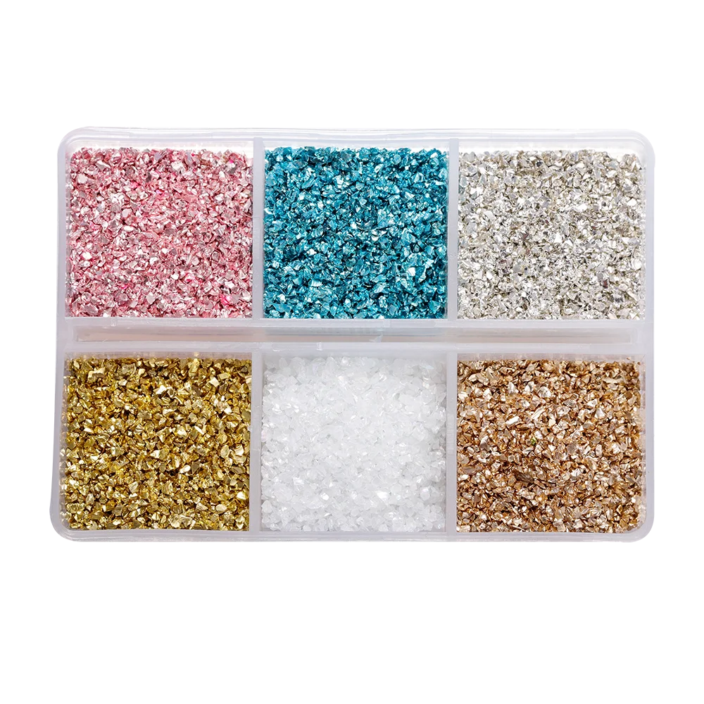 30g/Box Crushed Glass Stones Resin Filling Irregular Broken Stone for DIY Epoxy Resin lifestyle view
