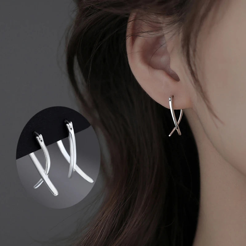 Trendy Jewelry Simply Earrings Unique Geometry Earrings For Women Gift Earings Fashion Jewelry Korea