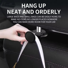 Car Headrest Hooks, 20KG Heavy Duty Back Seat Hanger close-up view