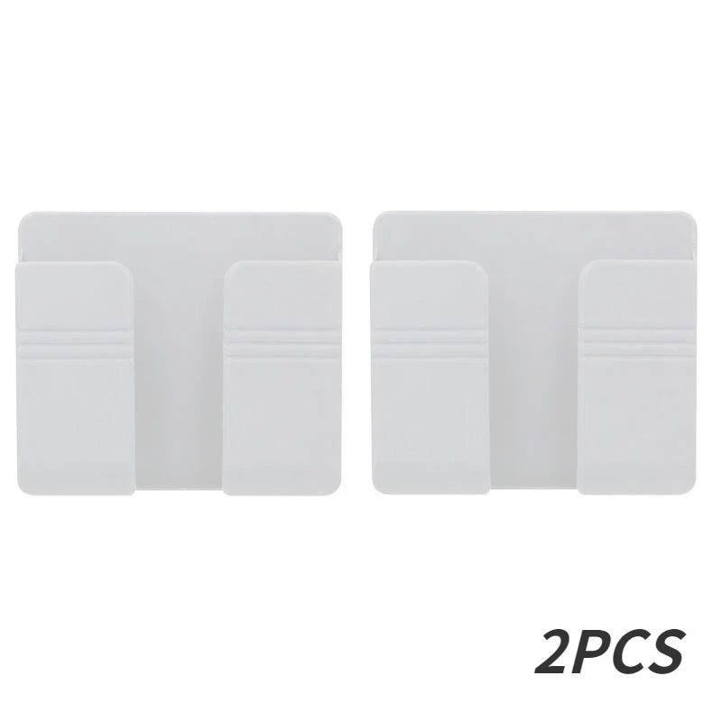 1-4pcs Wall Mounted Storage Box Multifunction Punch Free Organizer TV Remote Control alternate view