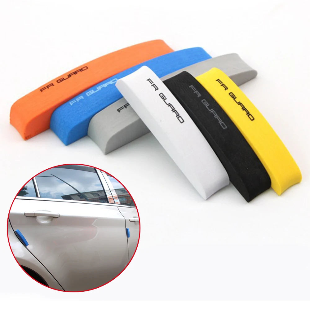 2026 4Pcs Car Door Protector Guard Strip Scratch Protector Car Rubber Bumper Stickers Auto Door Edge Protection Car Decoration
