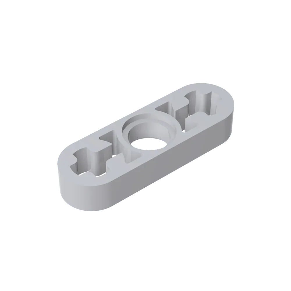 Gobricks GDS-689 Technical Liftarm Thin 1 x 3 | Building Block with Axle Holes Comp additional angle