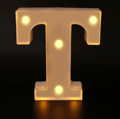 16cm Letter LED Night Light | Alphabet Luminous Decorative Lamp for Party lifestyle view