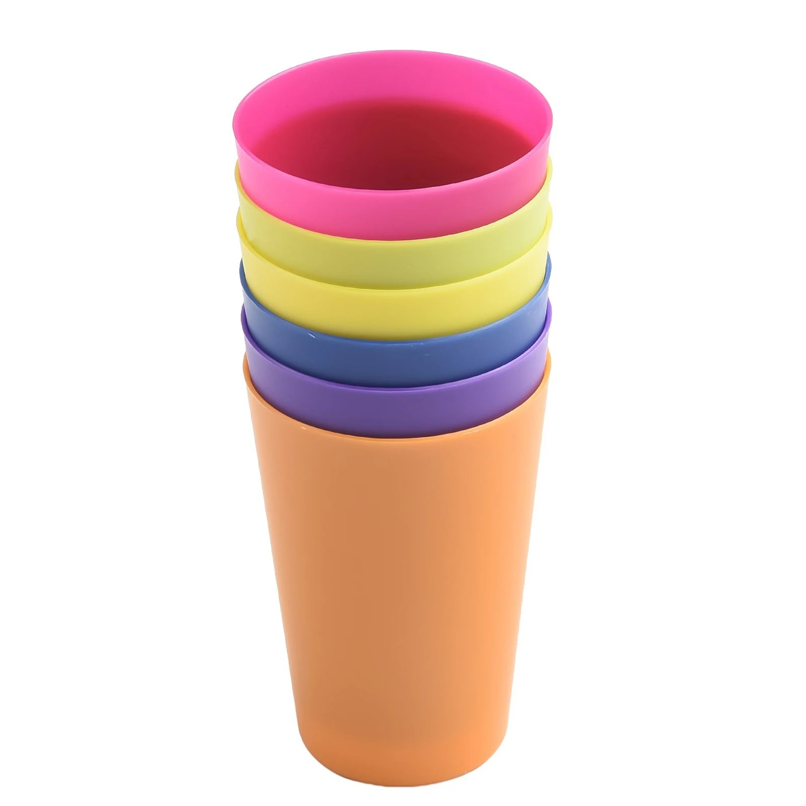 Drinking Container Colourful Cups 6*6*8.7cm For Juice Coffee For Microwave Kitchen additional angle