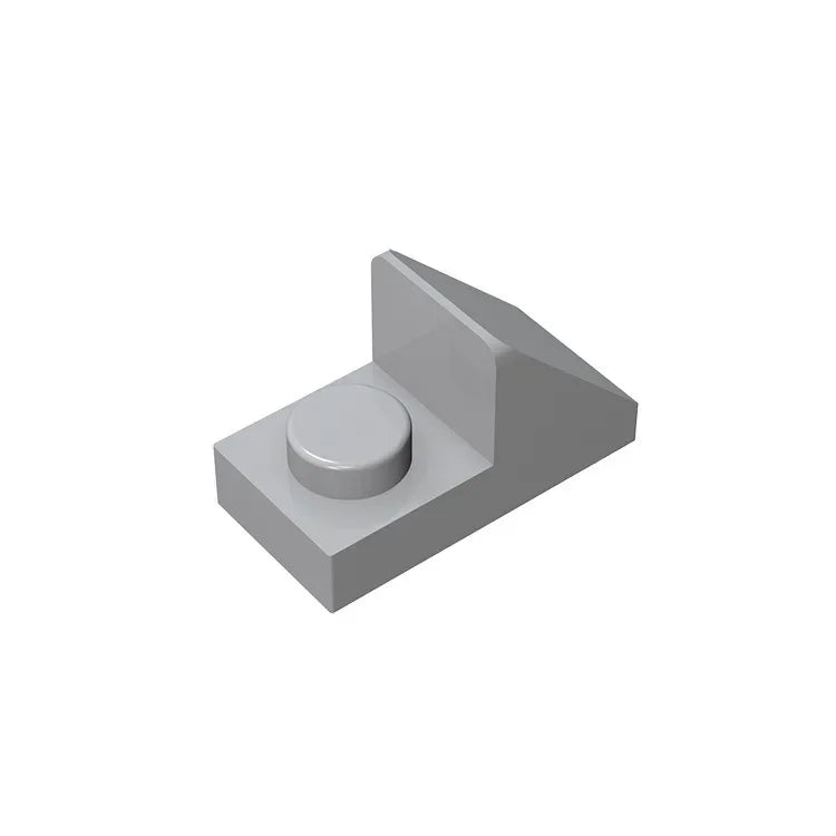 Gobricks GDS-832 Slope 45 2x1 with 2/3 Cutout | Compatible Building Block for DIY close-up view