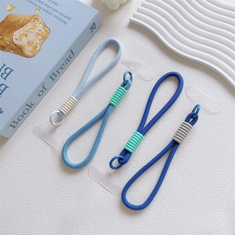 Mobile Phone Lanyard Strap Hanging Chain Ring Cord With Patch Wrist Strap For Cell Ph alternate view
