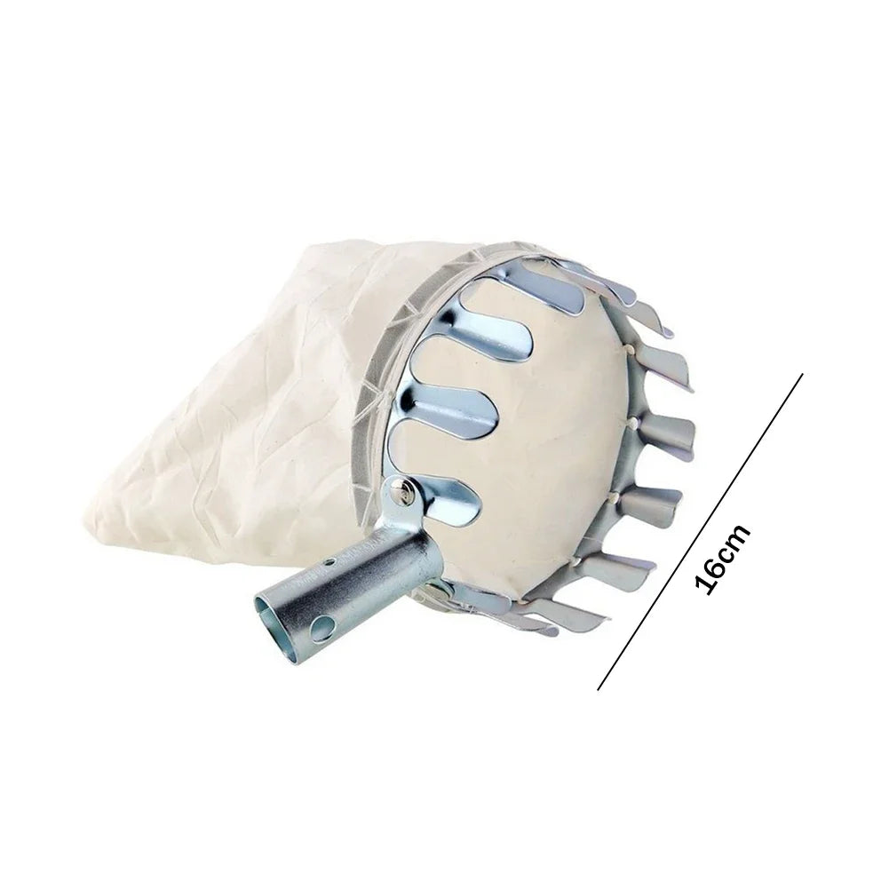 Metal Fruit Picker Head with Cloth Pouch