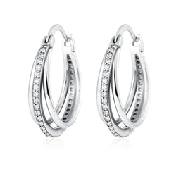2026 New 925 Silver Elephant Cherry Blossom Butterfly Heart Earrings, a delicate choice detail view