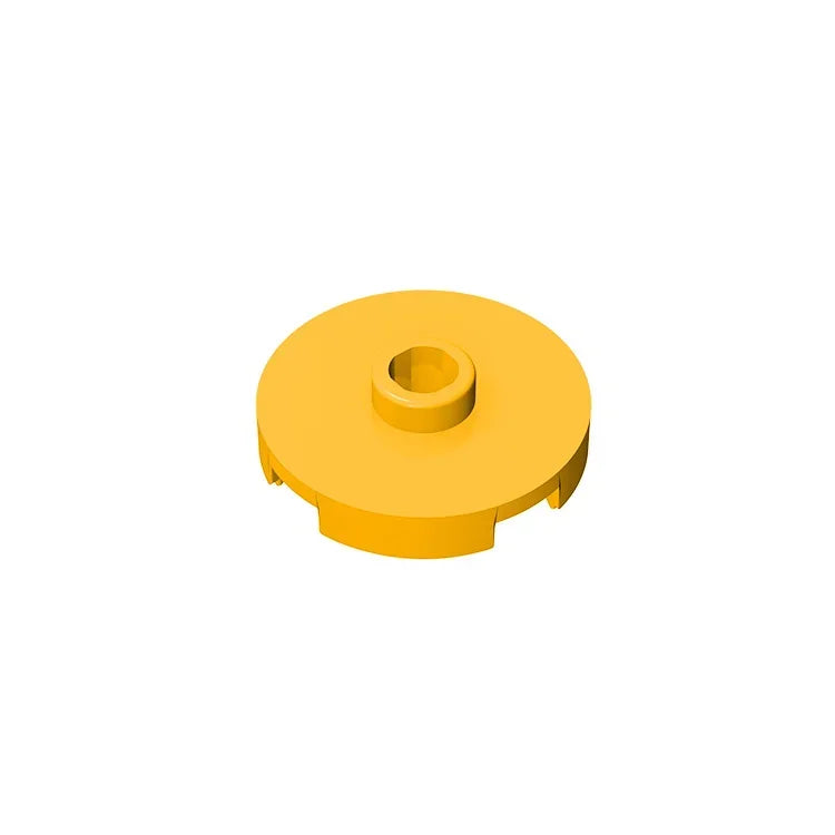 Gobricks GDS-1041 Tile Round 2x2 with Open Stud | Compatible Building Block for DIY additional angle