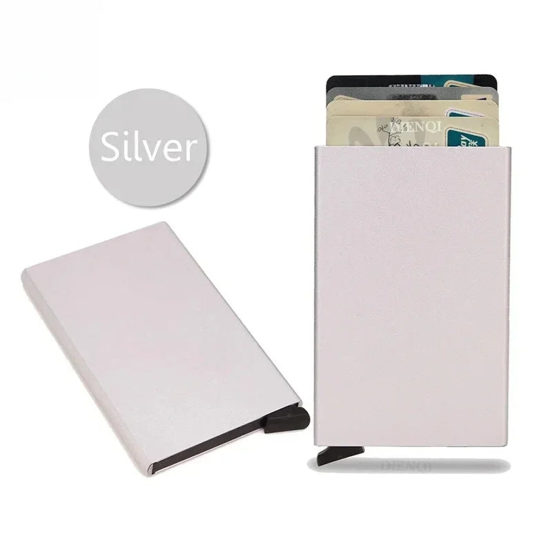 Pop Up Minimalist Smart Wallet | Thin Slim RFID Credit Card Holder for Men Women lifestyle view