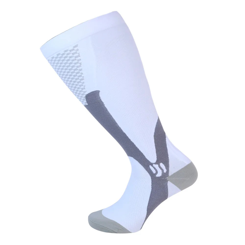 1/3Pairs 3XL-7XLPlus Size Wide Calf Compression Socks Women Men 15-20mmhg Large size C close-up view