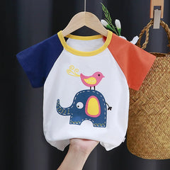 Kids Cotton Graphic Tee | Summer Unisex T-Shirt for Babies and Toddlers detail view
