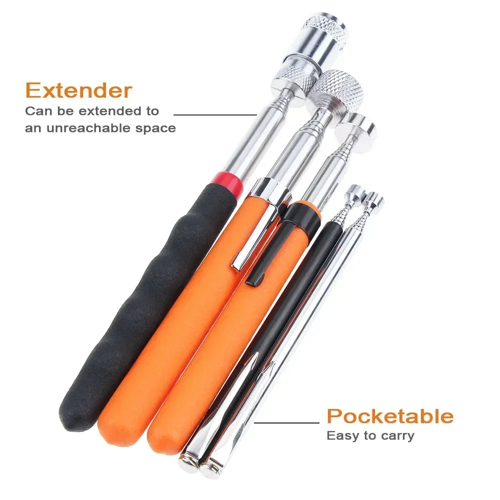 Telescopic Magnetic Pickup Tool | Mini Portable Retractable Magnet Pen for Screws a additional angle