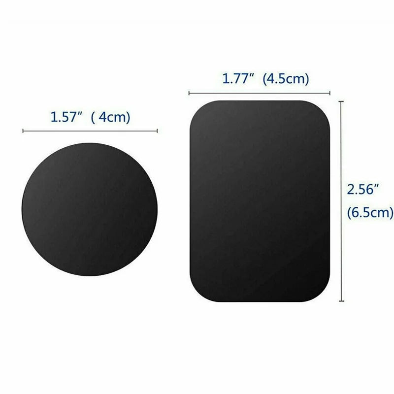 1/3/5Pcs Magnetic Metal Plate For Car Phone Holder Universal Iron Sheet Disk Sticker lifestyle view