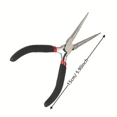 Multi-Tool Long Nose Plier | Precision Needle Nose Pliers for Repair and Craft close-up view