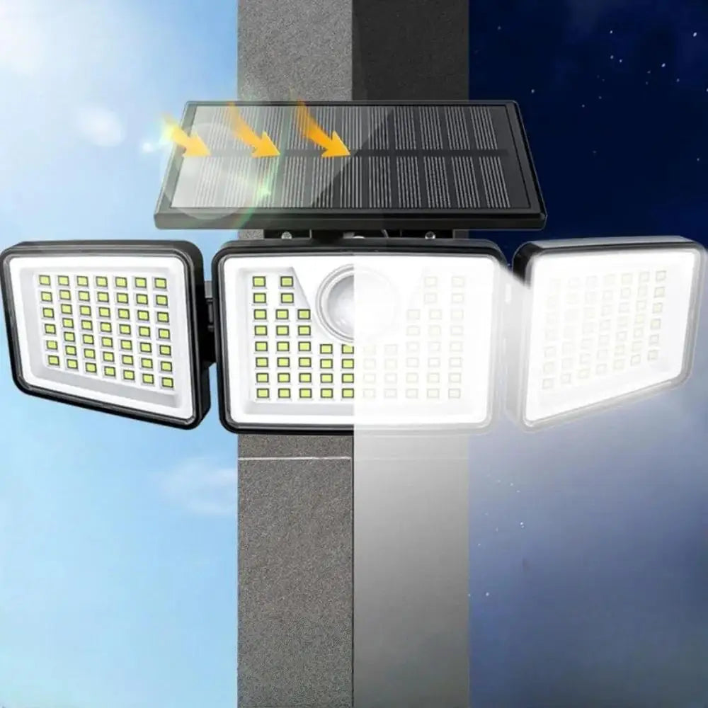 Led Solar Light Outdoor Motion Sensor Human Induction Adjustable Head Waterproof Sola lifestyle view