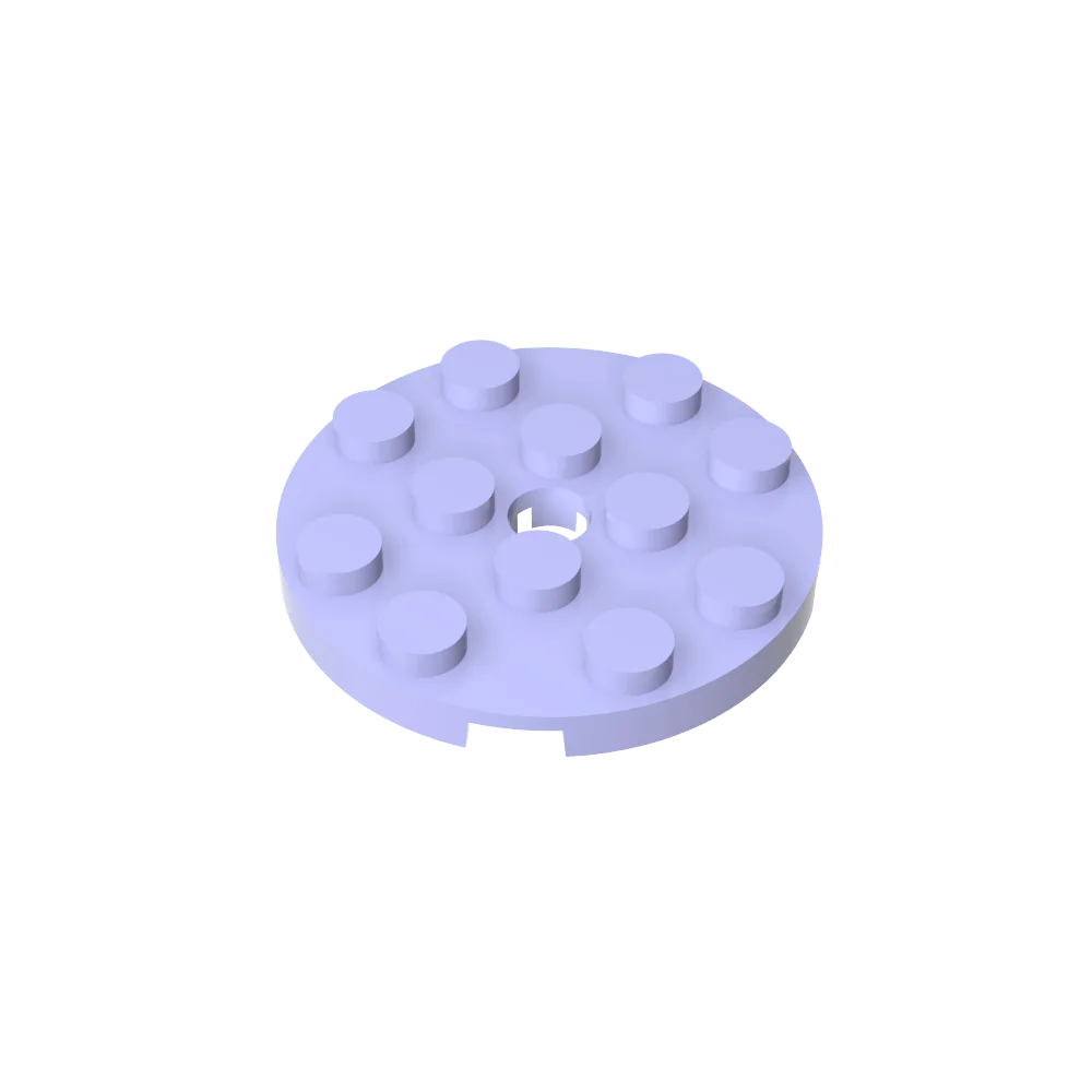 Gobricks GDS-841 Round Plate 4x4 with Hole | Compatible Building Block for DIY Crea additional angle