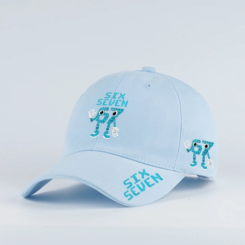 Retro '67 Cartoon Print Baseball Cap | Adjustable Unisex Streetwear lifestyle view
