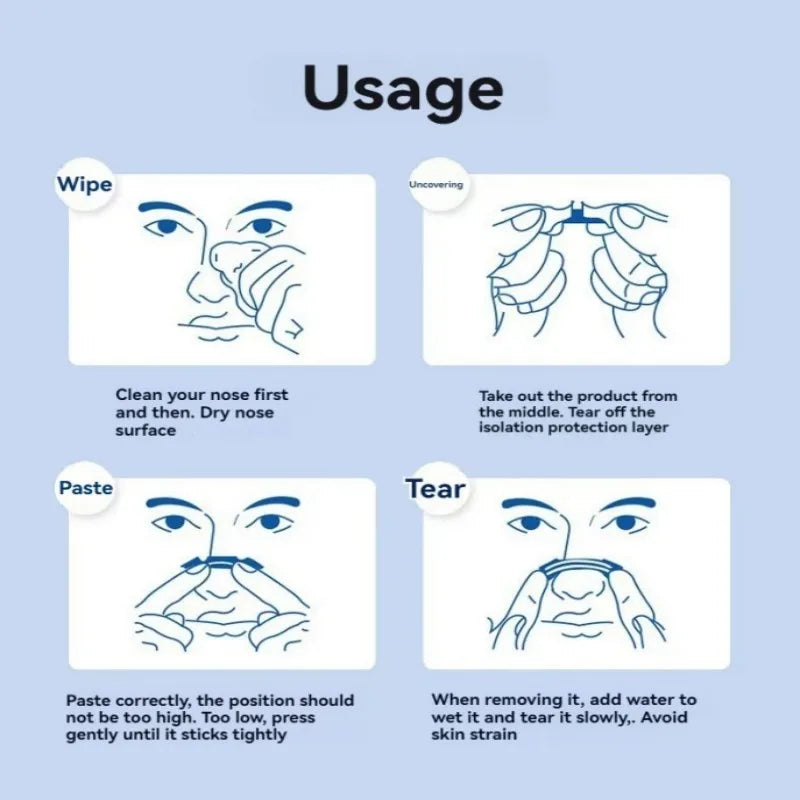 Nasal Snore Stopper Strips | Physical Expansion Nose Patch for Adults and Children additional angle