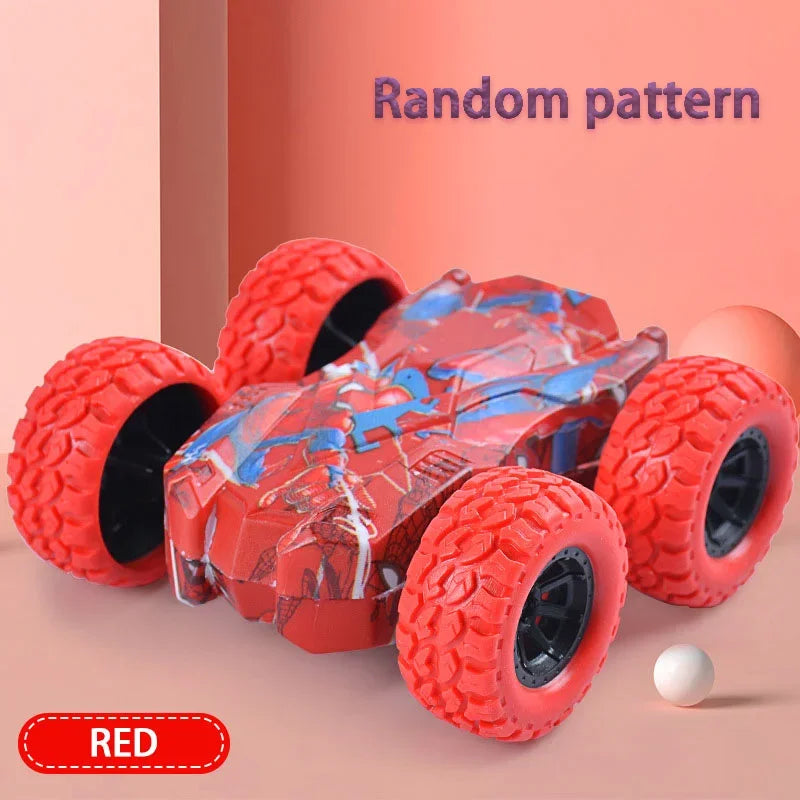 Children's Toy Car, Fun Double-Sided Car, Inertial Safety, Anti-Collision and Anti-Fall, Children's Anti-Fall Model, Sliding Off-Road Vehicle