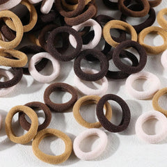 300 Packs of colorful Hair Ties, Durable and Non-Damaging to Hair. Perfect for Cute Girls Using Them for Everyday Ponytails.
