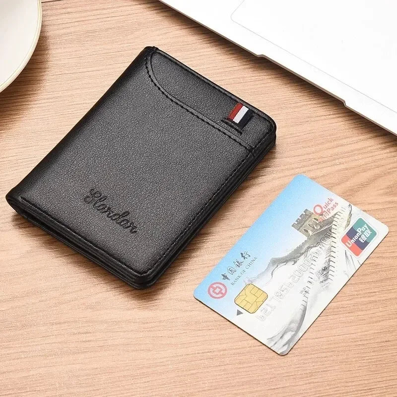 Ultra Thin Vertical Wallet for Men | Minimalist Card Holder alternate view